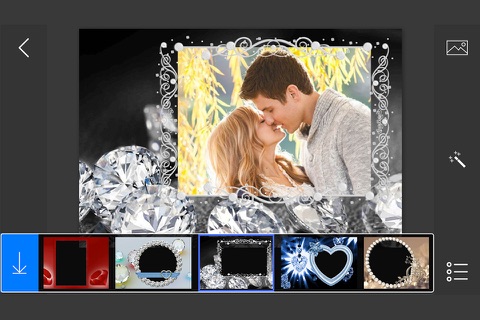 Diamond Photo Frames - make eligant and awesome photo using new photo frames screenshot 4