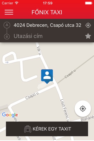 Főnix Taxi screenshot 2