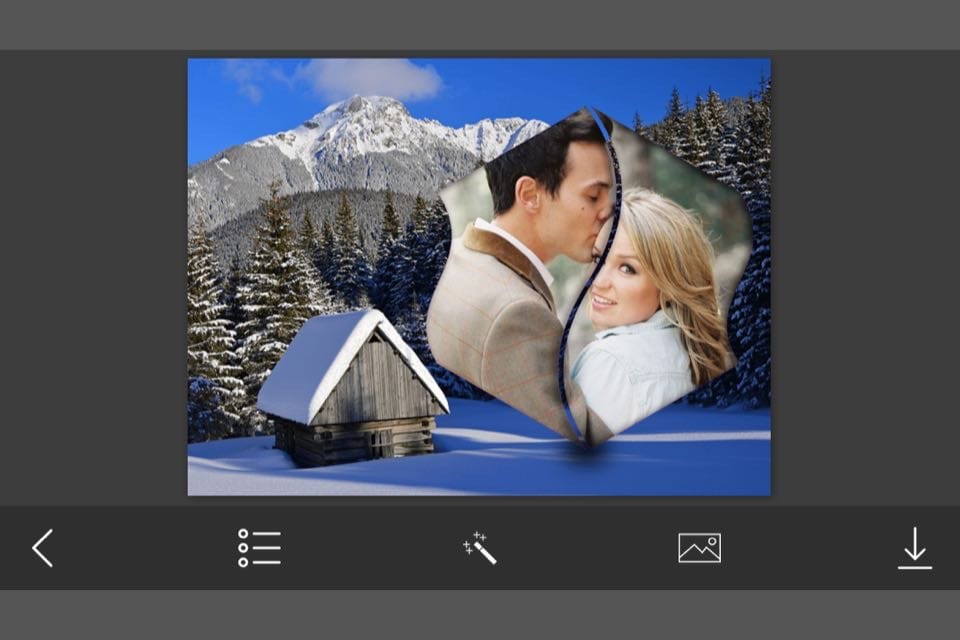 3D Snowfall Photo Frame - Amazing Picture Frames & Photo Editor screenshot 3
