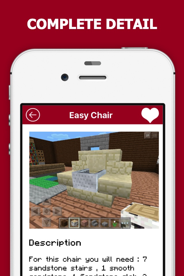 Furniture Guide for Minecraft PE & PC screenshot 2
