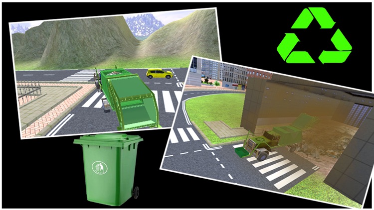 Garbage Truck Simulator HD screenshot-4