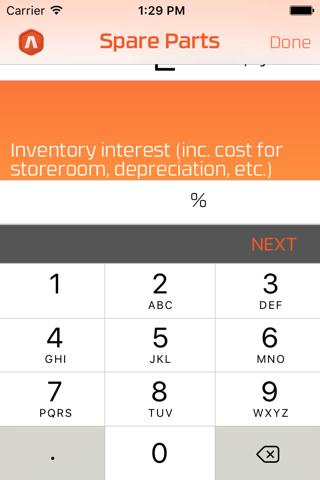 Spare Parts Calculator screenshot 3