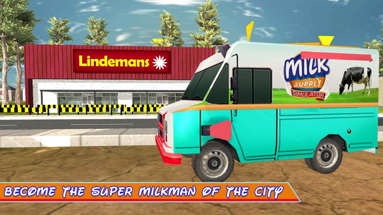 Milk Transport Truck Supply 3D - Real trucker simulation and parking game screenshot-3