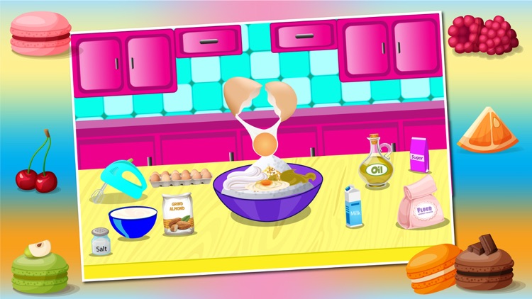 Super Macaron Cookies Bakery – Free Crazy Chef Adventure Biscuits Maker Games for Girls