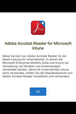 Adobe Acrobat Reader Intune screenshot 2