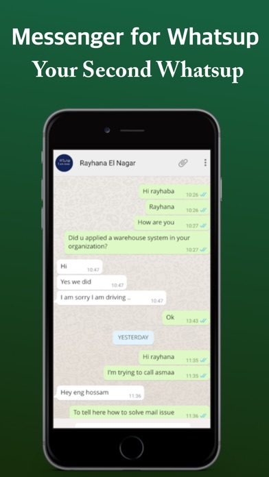 Messenger for Whatsapp for iPad App Screenshot 1