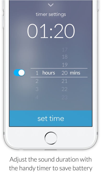 Sleeponit for iPhone - beautiful nature sound settings to help you sleep and relax