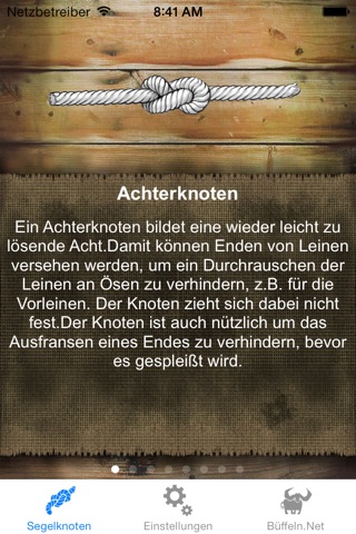 Segelknoten screenshot 2