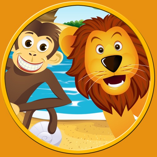 talented jungle animals for kids no ads icon