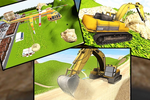 Extreme Off-Road Construction Truck Driver 3D Simulator : Legendary Excavator Game screenshot 3