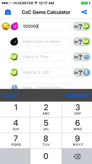 Gems Calc for Clash of Clans(圖2)-速報App