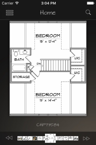 Cabin House Plans Details screenshot 2