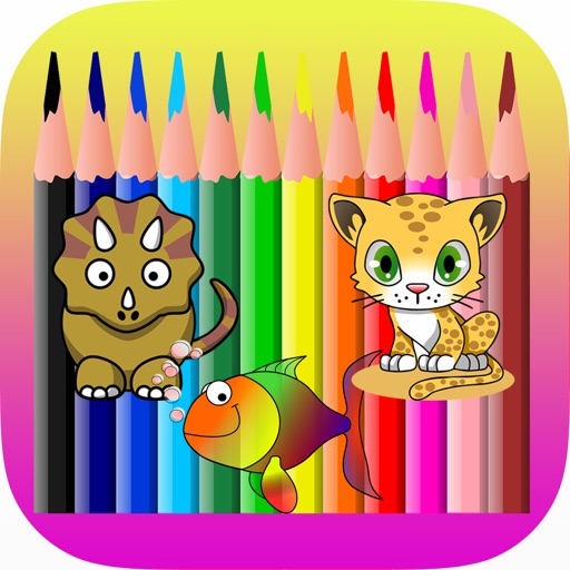 Animals Coloring Book - for kids iOS App