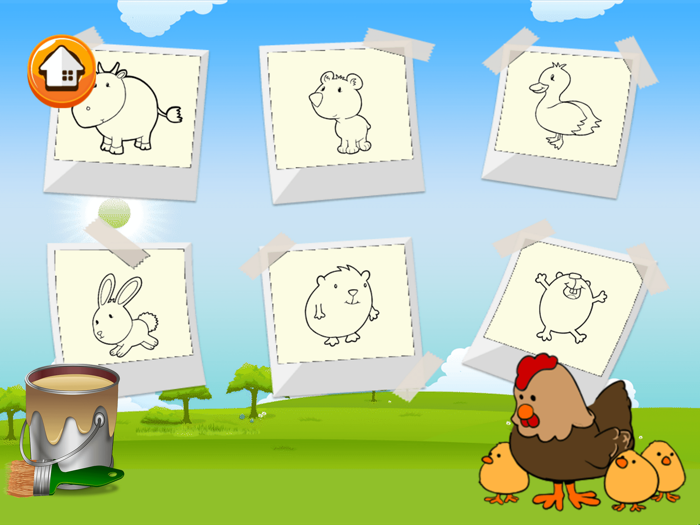 動物農場のぬりえ - 色あなたのページと子供のためのファーム描画の動物と絵画ゲームをペイント
