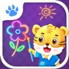 Baby Doodle - Tiger School - Draw Color Sketch For Kids