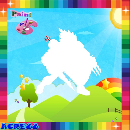 Kids Paint Max Steel App Edition Icon