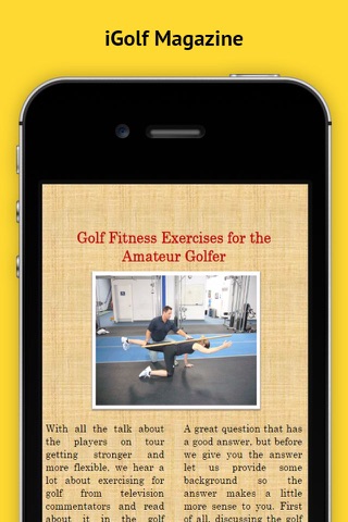 iGolf Magazine - The Best new Golfing Magazine for Mastering the Golf Swing plus more! screenshot 3