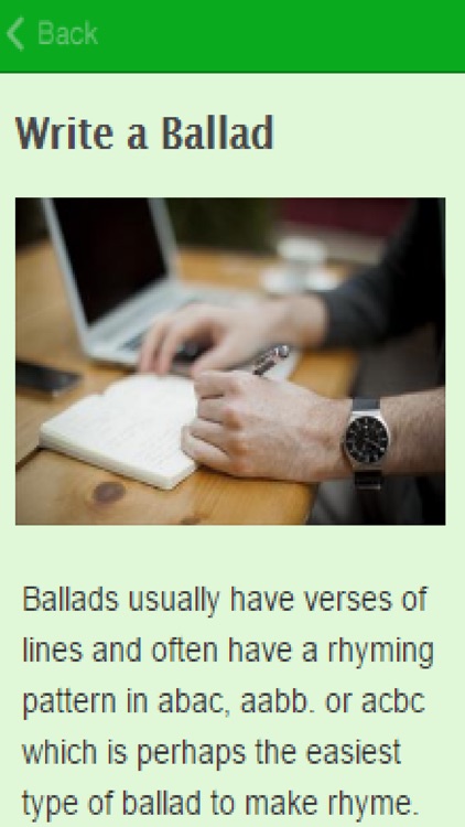 How To Write A Ballad