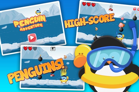 Penguin Slide Adventure: Cool Frozen Catch screenshot 3