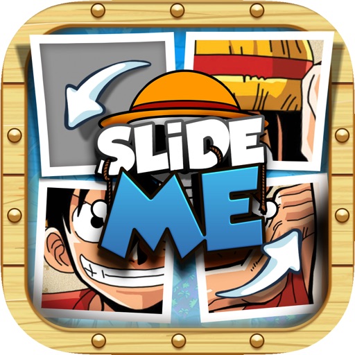 Slide Me Puzzles : Anime Tiles Quiz the Picture One Piece Games icon