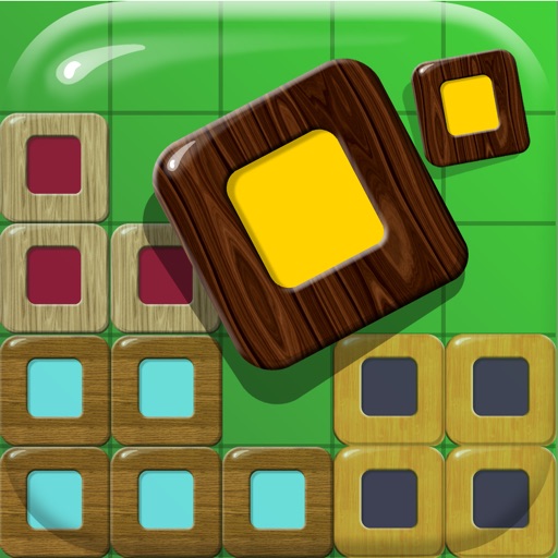 Wood Block Puzzle Game – Best Brain Teasers & Matching Games for Kids and Adults Icon