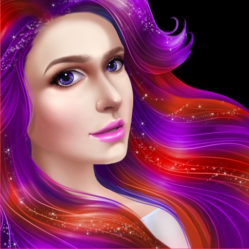 Hair Color Styling Salon : Celebrity Beauty Studio - Hollywood Makeover Game iOS App