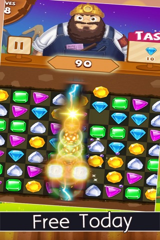 Jewel Smash Hunter Mania - Jewels match 3 Edition screenshot 2