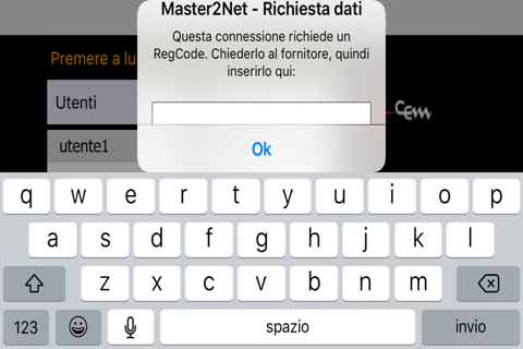 Master2Net iOS screenshot 2