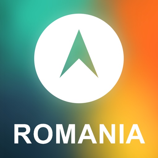 Romania Offline GPS : Car Navigation icon