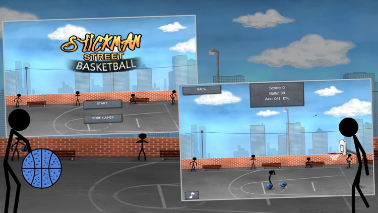 Stickman Street Basketball screenshot-4