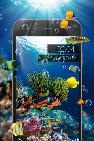 Amazing Aquarium Clock LITE screenshot 4