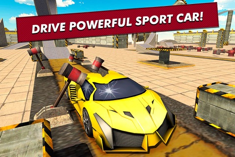 Extreme Car Stunt Racing 3D Full screenshot 2