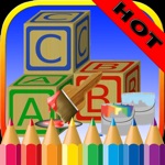 ABC Alphabets Coloring Book - Drawing Pages and Painting Educational Learning skill Games For Kid  Toddler