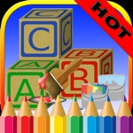 ABC Alphabets Coloring Book - Drawing Pages and Painting Educational Learning skill Games For Kid  Toddler