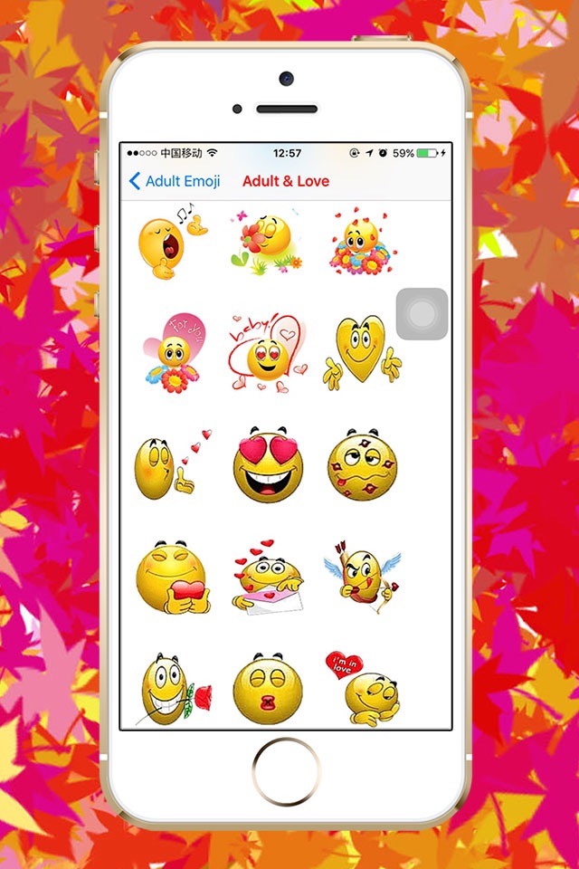 Adult Emoji - Sexy love flirty romantic icon keyboard screenshot 2