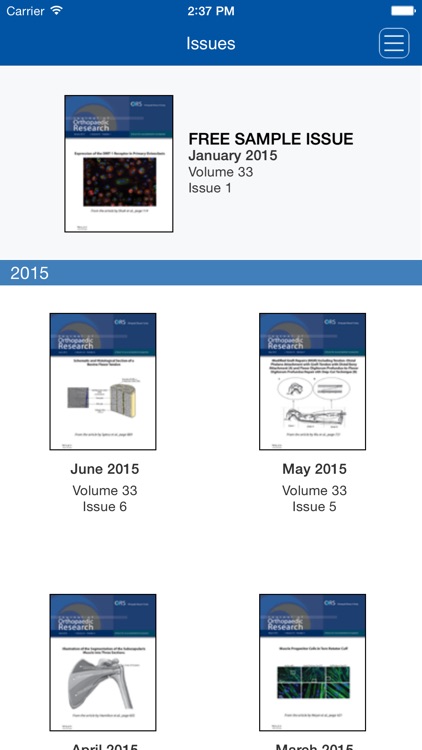 The Journal of Orthopaedic Research screenshot-3