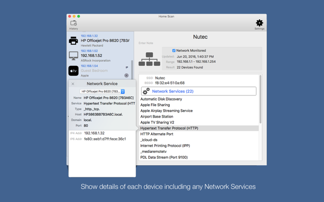 ‎Home Scan - Connected Home Security Scanner Screenshot