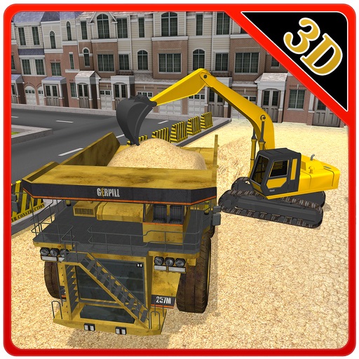 Construction Truck Simulator – Drive mega lorry in this driving & parking game Icon