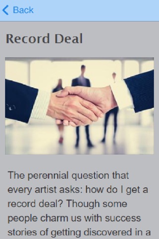How To Get A Record Deal screenshot 3