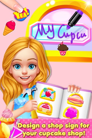 Kids Cupcake Shop - Dessert Maker Salon screenshot 4
