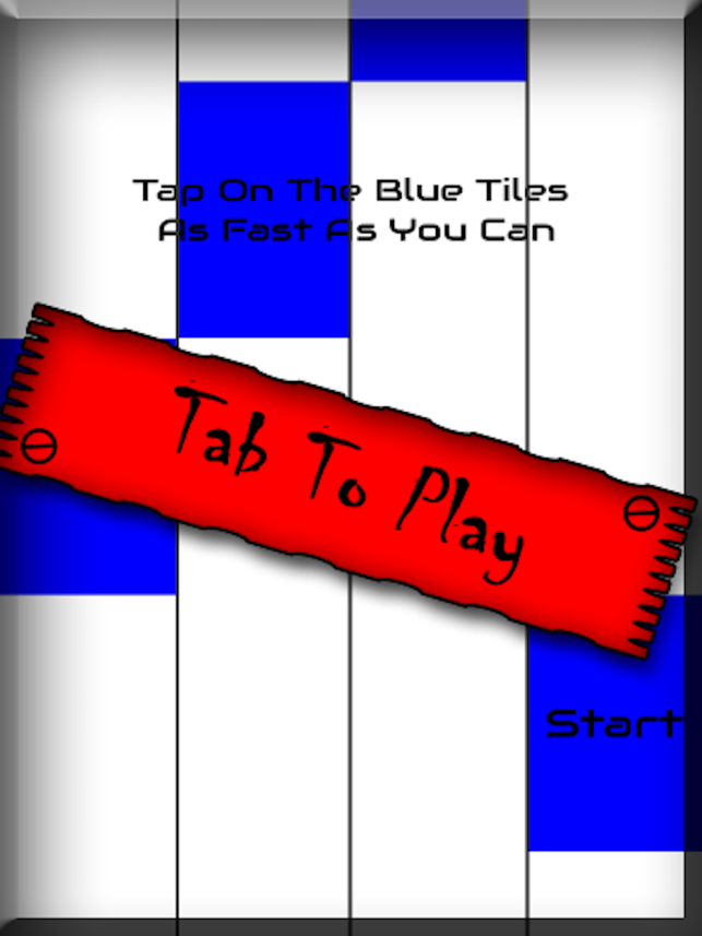 Blue Piano Tiles - Dont Tap The White Tile and free trivia games, game for IOS