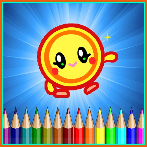 Coloring Paint Games For Kids Icon