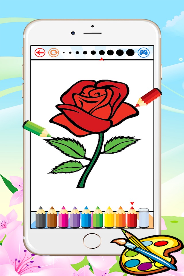 Valentine Day Coloring Book - All In 1 Drawing, Paint And Color Games HD For Good Kid screenshot 2