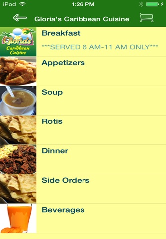 Gloria's Caribbean Cuisine screenshot 3