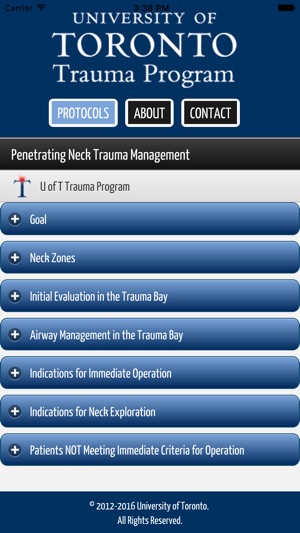 U of T Trauma Protocols(圖2)-速報App