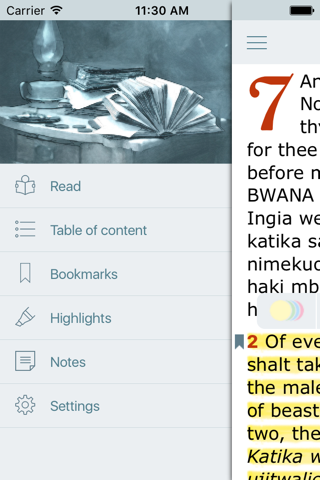 Swahili English Bilingual Bible (Biblia Takatifu - King James Bible Version) screenshot 3