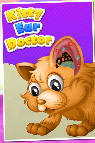 Cat Ear Surgery Simulator - My Little Kitty  Virtual Animal  Ear Surgery For Kids & Girls screenshot 2