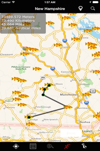 New Hampshire: Lakes & Fishes screenshot 2