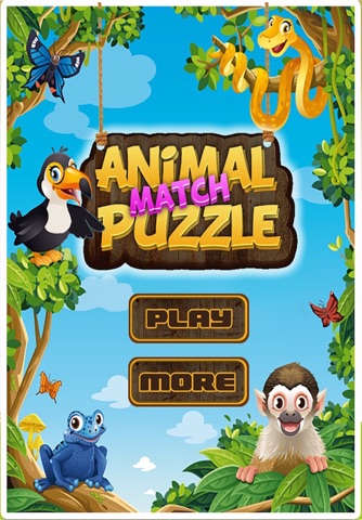 Animal Match Puzzle - Educational Kids Game Free screenshot 2