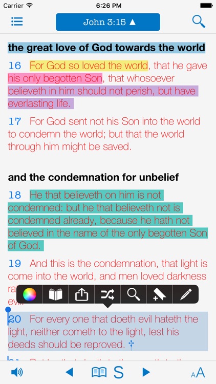KJV - King James Study Bible with Audio screenshot-0